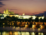 Buy Prague Castle and Charles Bridge, Prague, Czech Republic at AllPosters.com