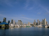 Yachts and City Skyline, Panama City, Panama, Central America