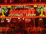 Coffeeshop, Rembrandtsplein, Amsterdam, the Netherlands (Holland)
