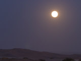 Full Moon Over the Desert, Namib Desert, Namibia, Africa