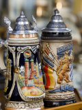 Buy Traditional Beer Mugs, Munich, Bavaria, Germany at AllPosters.com