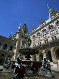 Buy Fountain in the Courtyard of Hamburg City Hall, Hamburg, Germany at AllPosters.com