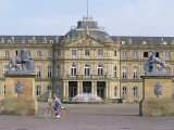 Neues Schloss, Schlossplatz (Palace Square), Stuttgart, Baden Wurttemberg, Germany