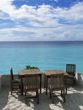 Balcony Overlooking Indian Ocean, Nungwi Beach, Island of Zanzibar, Tanzania, East Africa, Africa
