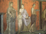 Wall Paintings, Villa of the Mysteries, Pompeii, Unesco World Heritage Site, Campania, Italy