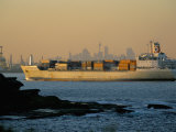 Container Ship Entering Botany Bay, Sydney, Australia