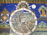 Buy Wheel of Life Wall Art, Tikse Gompa, Tikse, Ladakh, Indian Himalaya, India at AllPosters.com