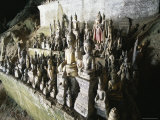 Buy Statues of the Buddha, Pak Ou Caves, Laos, Indochina, Southeast Asia at AllPosters.com