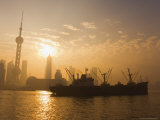Buy Lujiazui Finance and Trade Zone, and Huangpu River, Shanghai, China at AllPosters.com