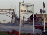 Buy Checkpoint into East Berlin from Bornholmerstrasse, Taken in 1986, East Germany, Germany at AllPosters.com