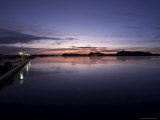 Buy View from the Harbour of the Old Fortress at Dawn, Stavern, Norway, Scandinavia at AllPosters.com