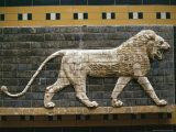 Babylonian Wall Tiles, Exhibited at the Turkey Museum, Istanbul, from Babylon, Iraq, Middle East