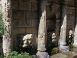 Rimondi Fountain with Spouting Lion Heads, Venetian Heritage, Rethymno (Rethymnon), Greece
