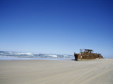 Buy Boat Wreck on the Beach, Fraser Island, Queensland, Australia at AllPosters.com