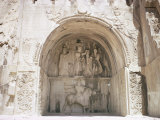 Buy Sassanid Carvings Showing Khasrow II, Dating from the 4th Century AD, Tagh-E-Bostan, Iran at AllPosters.com
