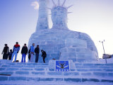 Buy Ice Carving, Mombetsu Ice Festival, Hokkaido, Japan at AllPosters.com