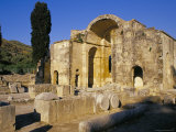 The 6th Century Agio Tito Byzantine Basilica at Gortyn, Gortyn, Island of Crete, Greece