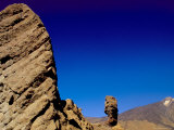 Gigantic Rock and Roques De Garcia, Parque Nacional Del Teide, Tenerife, Canary Islands, Spain