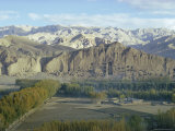 Buy Buddha Statue in Cliffs (Since Destroyed by the Taliban), Bamiyan, Afghanistan at AllPosters.com