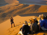 Tourist Group, Dune 45, Namib Naukluft Park, Namibia, Africa