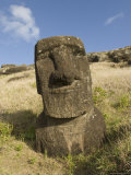 Moai Quarry, Rano Raraku Volcano, Easter Island (Rapa Nui), Unesco World Heritage Site, Chile