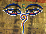 The Eyes on the Buddhist Stupa of Swayambhu, Kathmandu, Unesco World Heritage Site
