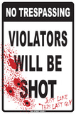 No Trespassing
