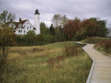 Point Iroquois Lighthouse, Lake Superior, Michigan, USA