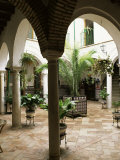Courtyard of a Traditional House, Carmona, Andalucia, Spain