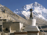 Buy North Side of Mount Everest (Chomolungma), from Rongbuk Monastery, Himalayas, Tibet, China at AllPosters.com