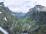 Route from Andalsnes to Geiranger, Trollstigen Road, Western Fiordlands, Norway, Scandinavia