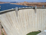 Glen Canyon Dam, Concrete Arch 180M High, 475M Long, Arizona