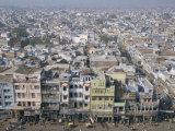 Centre of Old Delhi, Seen from Minaret of Jamia Mosque, Delhi, India