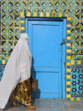 Pilgrim at the Shrine of Hazrat Ali, Mazar-I-Sharif, Afghanistan