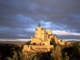 The Alcazar at Sunset, Segovia, Castilla Y Leon, Spain
