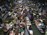 Floating Market, Near Bangkok, Thailand, Southeast Asia