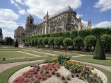 Archbishop's Gardens and Cathedral, Unesco World Heritage Site, Bourges, Centre, France