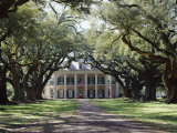 Exterior of Plantation Home, Oak Alley, New Orleans, Louisiana, USA