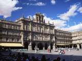 The Town Hall in the Plaza Mayor, Salamanca, Castilla Y Leon, Spain