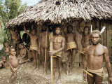 Yali People Watch Ceremony, Membegan, Irian Jaya, Indonesia, Southeast Asia