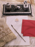 Buy Crest on Stationery, Samode Palace, Samode, Rajasthan State, India at AllPosters.com