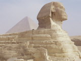 The Sphinx and Chephren Pyramid Beyond, Giza, Unesco World Heritage Site, Near Cairo, Egypt