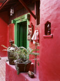 Inner Courtyard of Restored Traditional Pol House, Ahmedabad, Gujarat State, India
