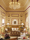 Reception Area for Arriving Guests with Reproduction Colonial Style Furniture, Samode Palace Hotel