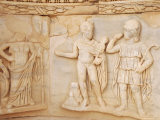High Reliefs, the Theatre, Sabrata (Sabratha), Unesco World Heritage Site, Tripolitania, Libya