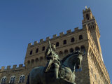 Statue of Cosimo I, Palazzo Vecchio, Piazza Della Signoria, Florence, Tuscany, Italy