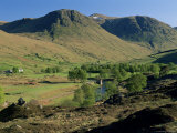 Glen Lyon, River Lyon and Meggernie Castle, Tayside, Scotland, United Kingdom