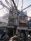 Street in Old Delhi, Close to the Jama Masjid Mosque, Delhi, India
