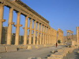 Ruins of the Colonnade, Palmyra, Unesco World Heritage Site, Syria, Middle East
