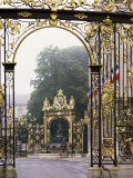 Wrought Iron by Lamor, Restored, Place Stanislaus, Nancy, Lorraine, France